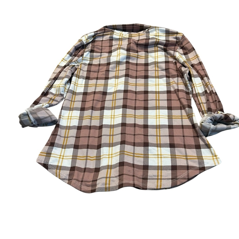 3/$15 RUE 21 plaid button down - Picture 4 of 5